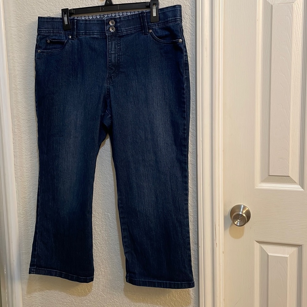 Bandolino Comfort Stretch Waistband Jeans  / Size 16 / Great Condition